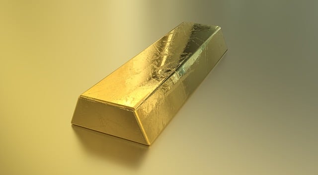 gold bar, gold coin