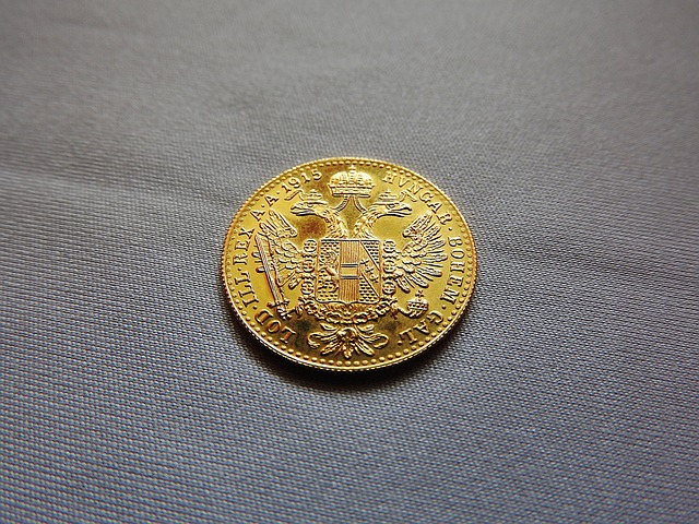 gold bar, gold coin