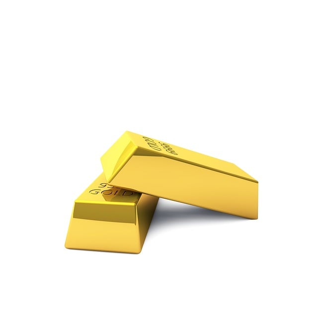 gold bar, gold coin